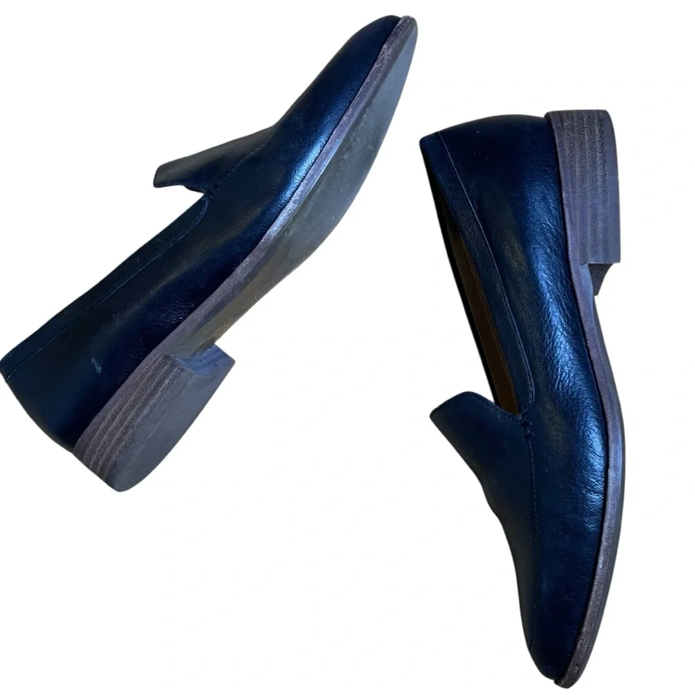 Madewell Black Leather Women’s Slip-On Loafers — Size 8.5 - Picture 10 of 15